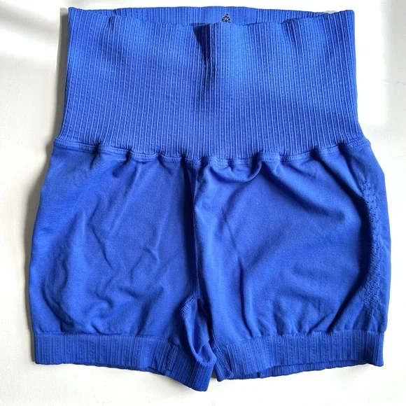 🌸NWOT Free People Movement Good Karma Running Shorts. Royal Blue. Size: XS/S - Picture 3 of 7